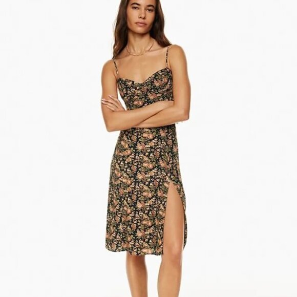 Aritzia Sunday Best Viola Midi Floral Dress S  NWT - Picture 1 of 3